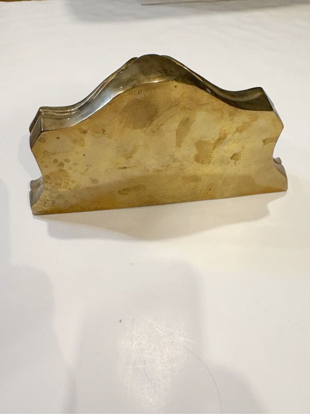 VTG Solid Brass Display Shelf Ornate Scroll Wall Decor - Picture 3 of 7